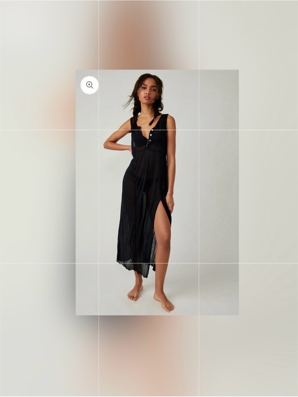 FREE PEOPLE INTIMATELY Have To Have It Maxi Tee Large NWT